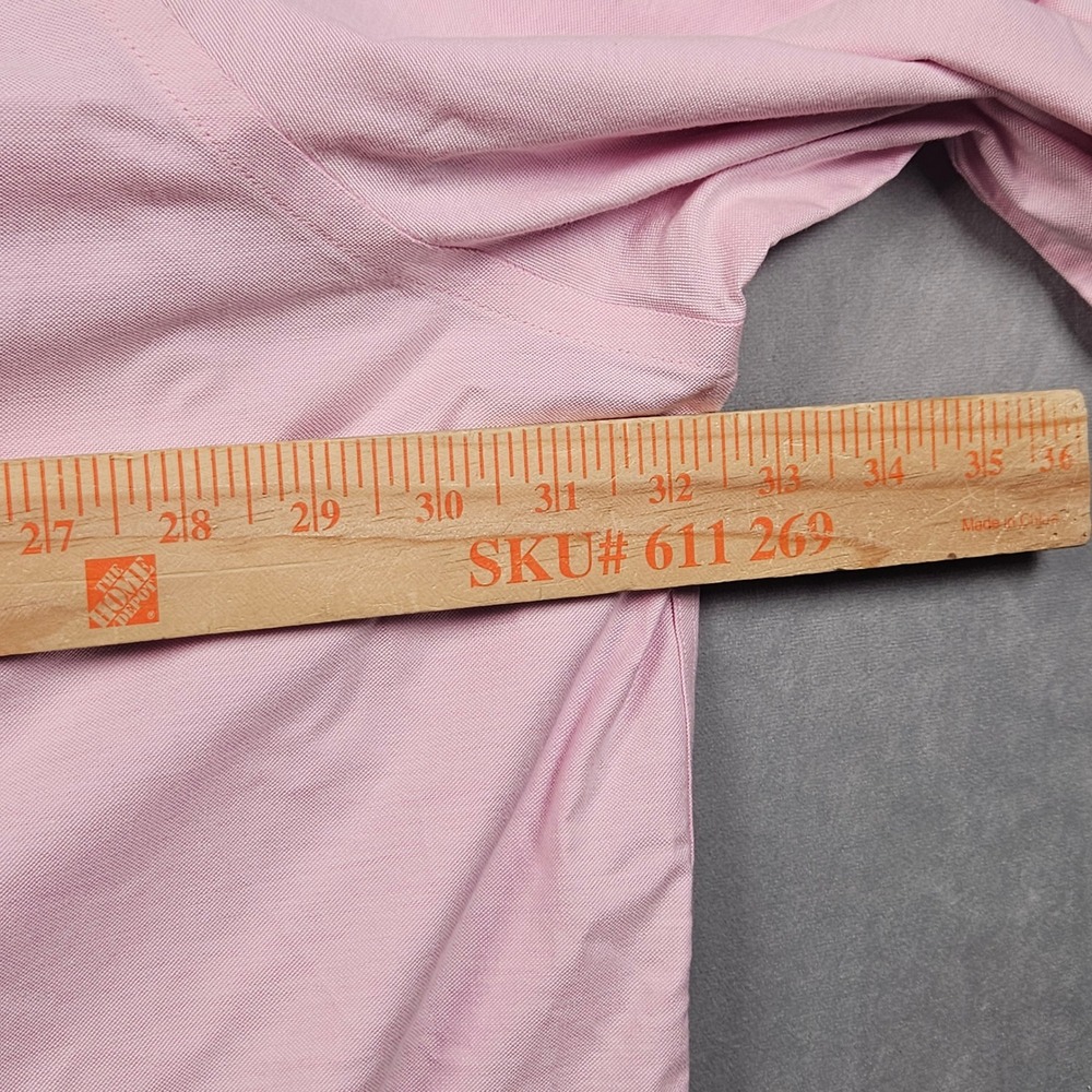 NEW Brooks Brothers Button Down Shirt Mens 4XLT Pink Non-Iron Stretch Cotton - Picture 8 of 11